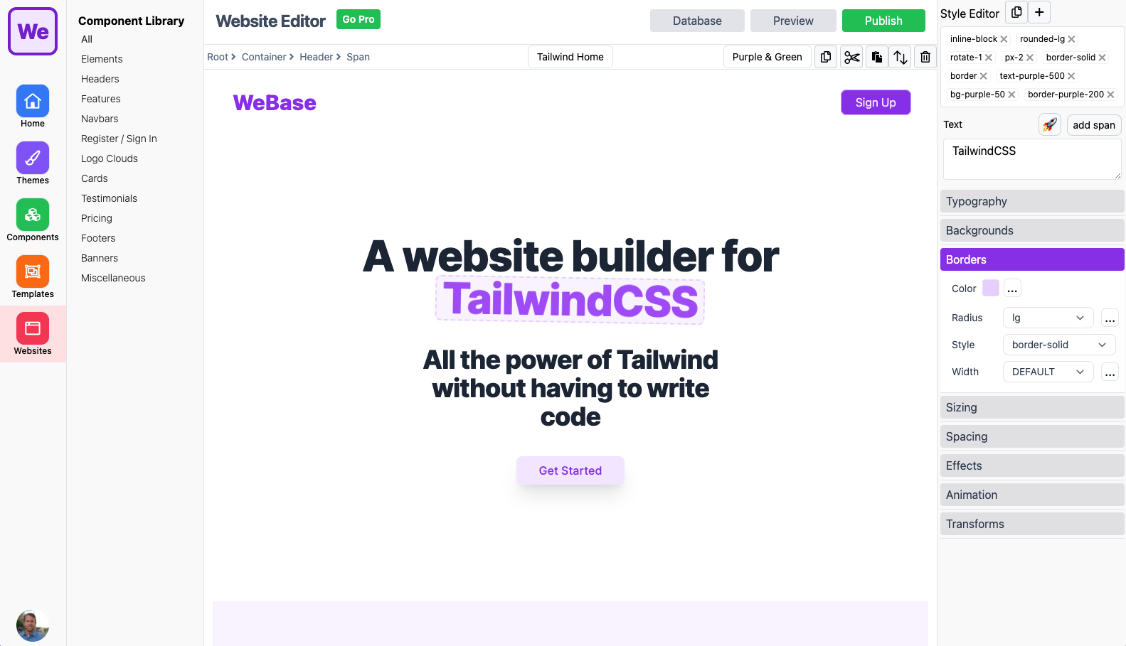 Webase Site WeBase, The Ultimate NoCode Platform